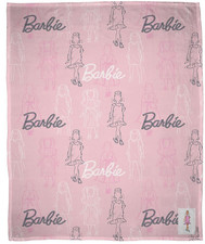 Barbie Figures Pink Fleece
