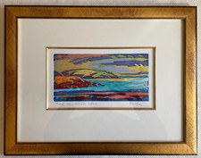 Simon Bull "These fair coasts" Hand Coloured Etching 30/350