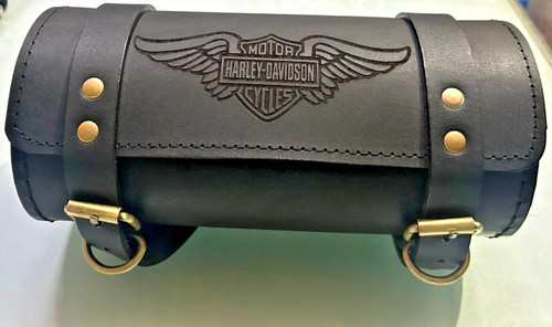 Pure leather tool bag engraved - bag,