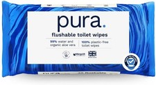 Pura Flushable Moist  Toilet
