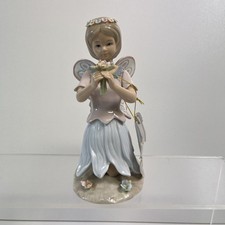 Annie Rowe Faerie Gift Fairy Porcelain Figurine The Leonardo Collection 6" High