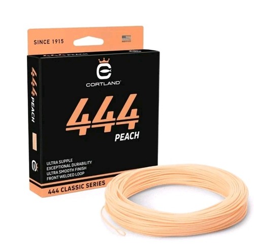 Cortland 444 peach fly line - peach,