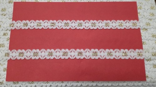 White gold insertion lace 15mm - white/gold,