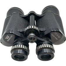 Regent Lux 10x50 Binoculars In Case Coated Optics Used