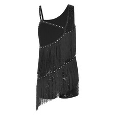Kids Girls Shiny Sequin Fringe