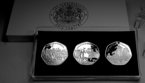 Cased trio silver - of,