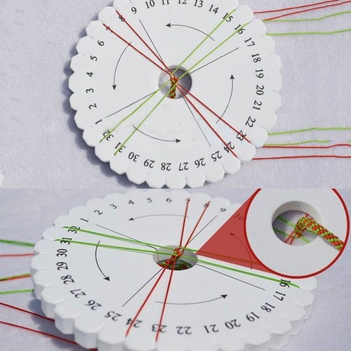 2pcs round kumihimo - 2pcs, beading