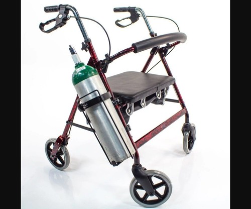 Oxygen bottle tank holder for - oxygen,