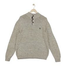 Chaps Jumper Mens Size L Beige