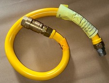 Mechline Dormont 1"x1 metre long standard NPVF gas connection hose BS669 part 2