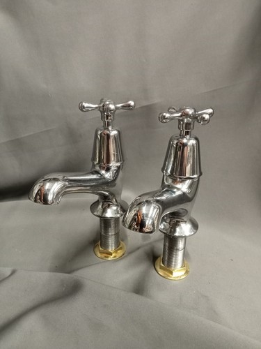 Chrome bath taps refurbished - chrome,