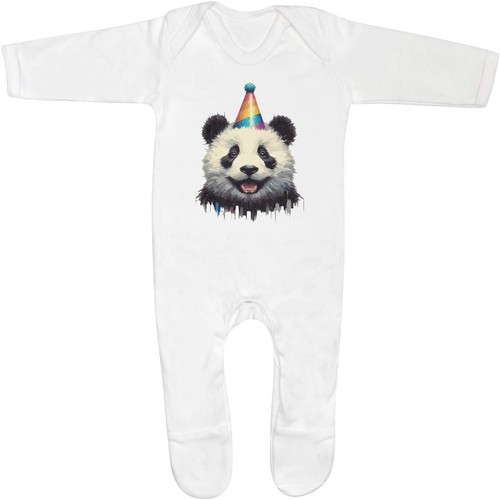 Happy party panda baby - 'happy, panda'