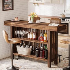 Large 2-Tier Bar Table
