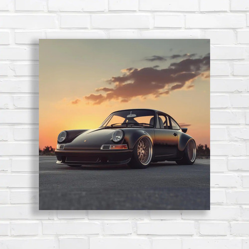 Sleek black porsche 911 - sleek,