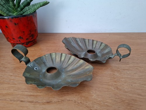 Pair vintage antique brass - pair, 2