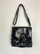 Jones The Bootmaker Black Leather Handbag Shoulder Bag Career Everyday Smart