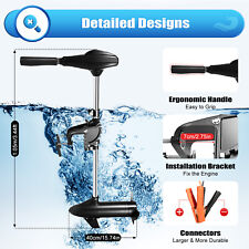 12V 58LBS Electric Trolling Motor Outboard Motor Dinghy Inflatable Boat Engine