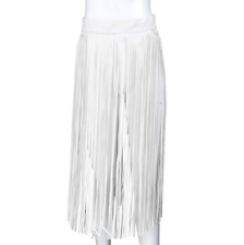 Women's Female PU Leather Wild Gypsy Style Girdle Long Skirt Tassel Belt Skirts