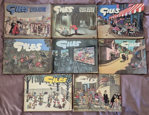 Vintage giles cartoon - vintage,