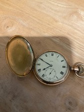 INVAR GOLD PLATED POCKET WATCH