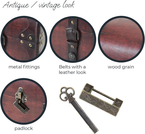 Hmf wooden box treasure - wooden, box,