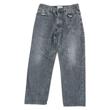 Levis 707 Denim Jeans Silver Tab Made In Italy Relaxed Fit Grey Mens W36 L30