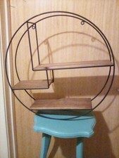 Round Metal Shelving Unit