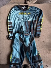wulfsport kids suit Blue Aged 8-10
