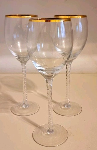 Vintage wine glasses twisted - vintage,