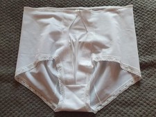 Best Shape Ever Big White High Waist Panty Girdle With Cotton Gusset Size 52 NEW