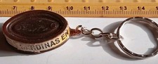 VINTAGE Metal Keyring Food Alcholic Drink Espanol tin of sardines fish Spain??