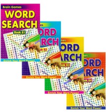 Set Of 4 x Wordsearch Word