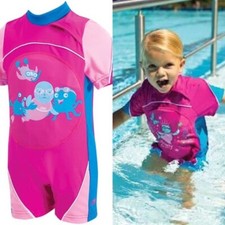 Zoggs Girls Zoggy Floatsuit Swimfree™ Age 2-3 Years Float Buoyancy Suit RRP £28