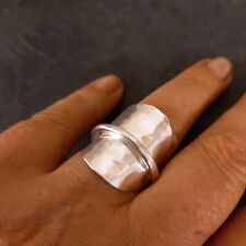 Silver Spoon Ring, Sterling