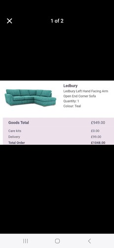 Ledbury dfs sofa - dfs,