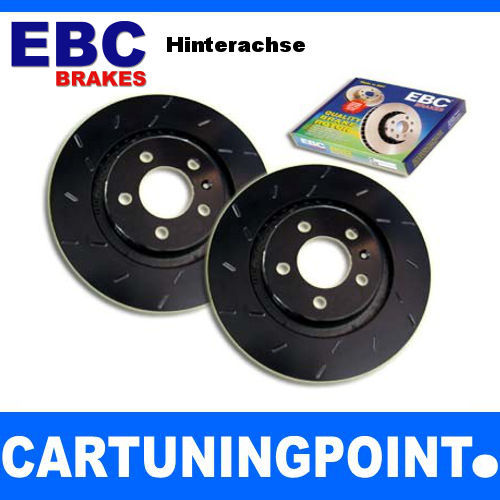 Ebc brake discs rear - discs, black