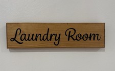 Laundry Room Wooden Plaque
