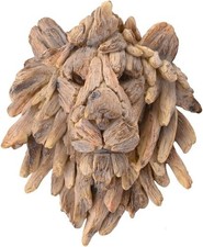 Driftwood Lion Head Wall Art