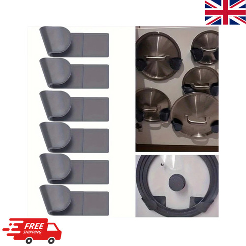 6pcs pan lid holder saucepan - pan,