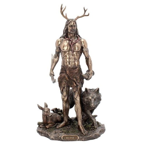 Herne and animals - and, bronze