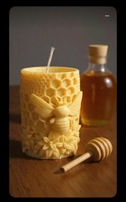 Beeswax Candle Bee Havie Theme