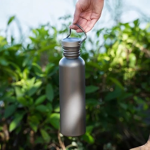 Titanium water bottle - titanium, 600ml