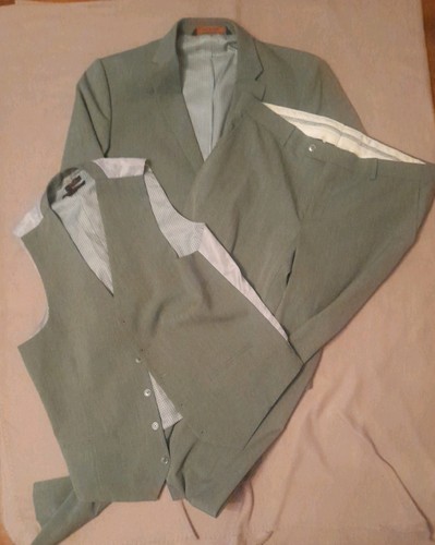 Men three piece suit - men's,