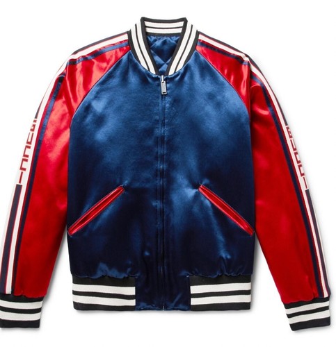 Gucci acetate satin - acetate, bomber