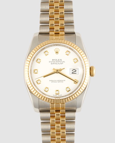 Rolex datejust 116233 - rolex, white