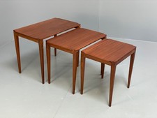 Vintage Richard Hornby Teak Nesting Tables 1960s Retro EB10009 MWOO