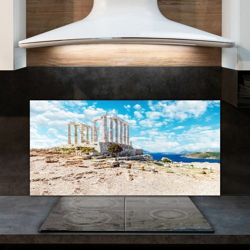 Glass kitchen splashback tile - kitchen,