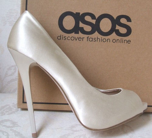 Asos ivory cream satin - asos,