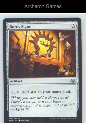 Boros signet mm3 217 - uc, mtg