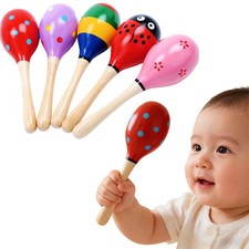 Baby children wooden - baby, maraca